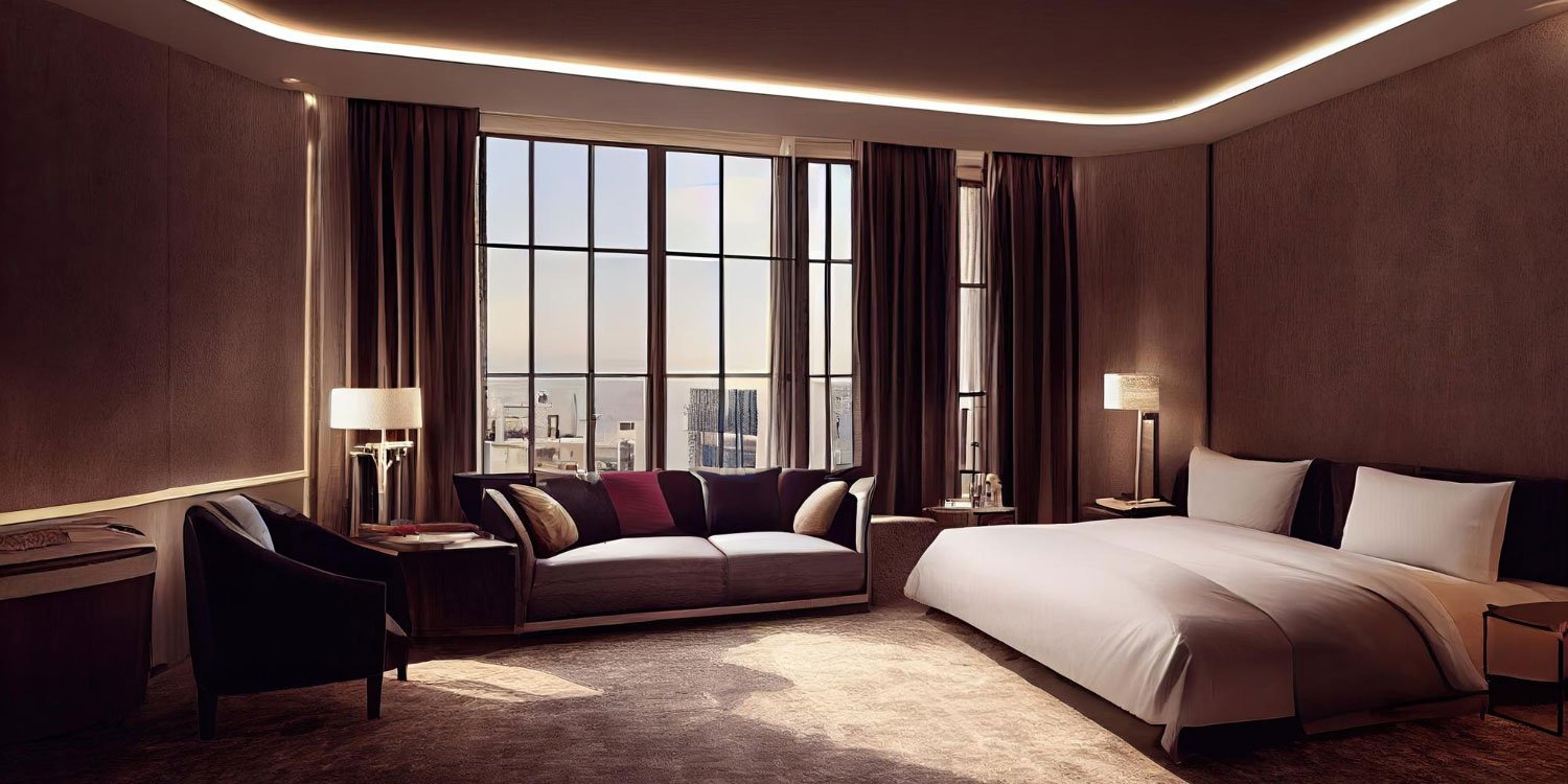 Luxury bedroom design Dubai